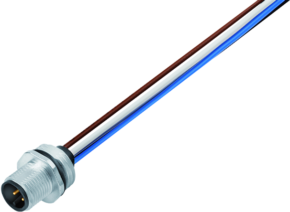 M12-A Flanschstecker