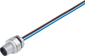 M12-A Flanschstecker