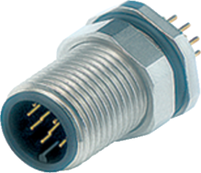 M12-A Flanschstecker