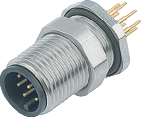 M12-B Flanschstecker