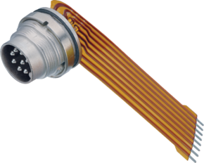 M16 IP67 Flanschstecker