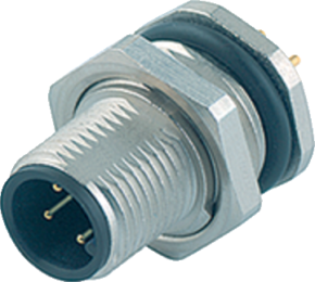 M12-A Flanschstecker