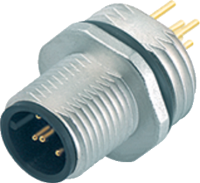 M12-A Flanschstecker