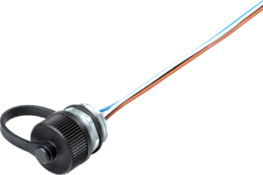 M12-A Flanschstecker