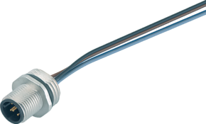 M12-A Flanschstecker