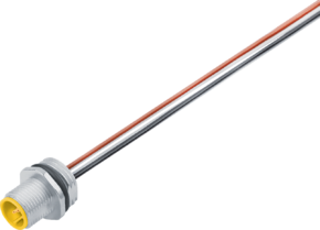 M12-A Flanschstecker