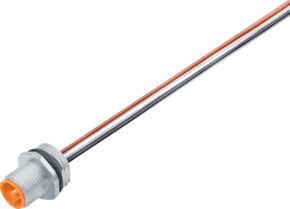 M12-A Flanschstecker