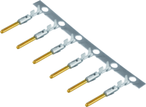 Crimp-Stift-Kontakt für M16, vergoldet