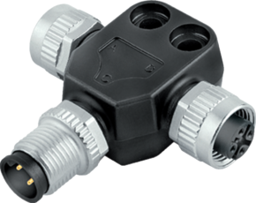 M12-A Zweifachverteiler