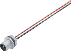 M12-A Flanschstecker