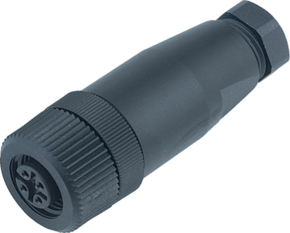 M12-A Kabeldose TRANSPARENT