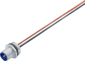 M12-A Flanschstecker