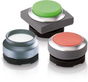 RAFIX 22 FS+ Drucktaster beleuchtbar rt