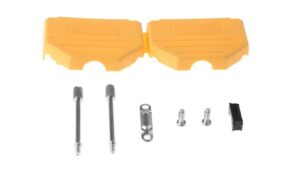 D-SUB HAUBEN-KIT, 25 POSITIONEN, KUNSTSTOFF GELB