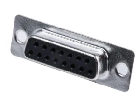 D-SUB BUCHSE, 15-POLIGER LÖTKELCH